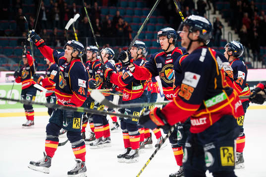 Djurgårdens spelare jublar
