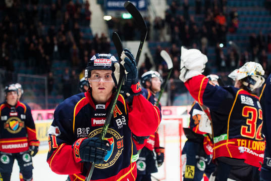 Djurgårdens Markus Ljungh jublar