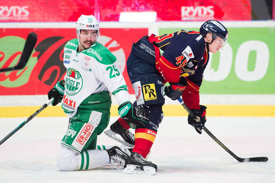 Rögles Ludvig Rensfeldt och Djurgårdens Alexander Falk