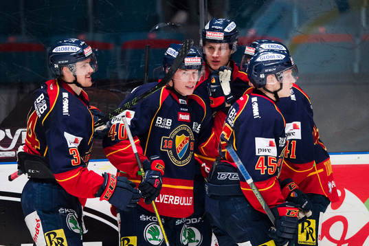 Djurgårdens spelare jublar
