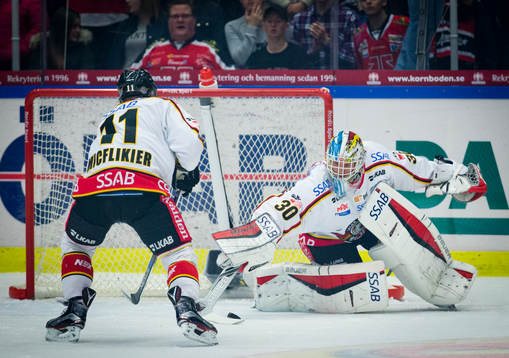 Luleås målvakt Filip Gustafsson