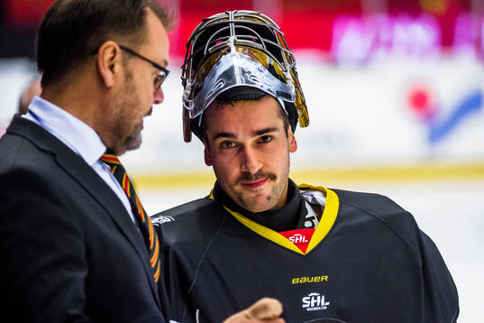 Brynäs målvakt Bernhard Starkbaum