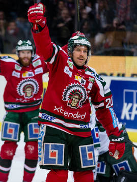 Frölundas Joel Lundqvist jublar