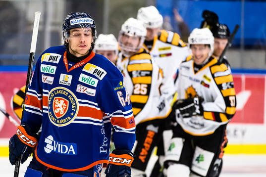 Växjös Eric Martinsson deppar
