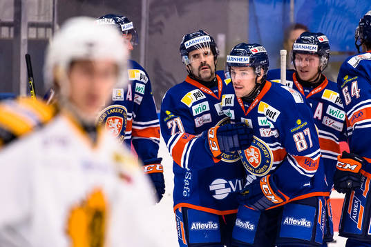 Växjös Cory Murphy, Robert Rosén, och Tuomas Kiiskinen