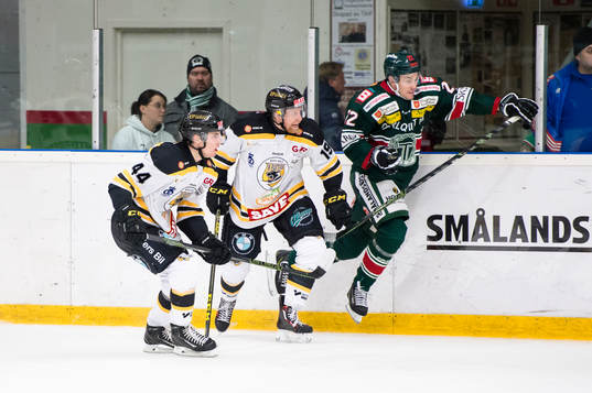 Panterns Erik Nyström  och Jakob Karlsson med Tingsryds
