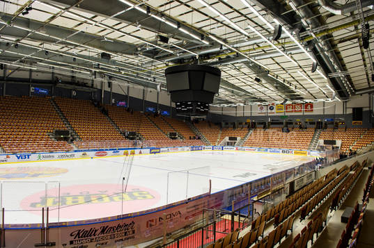 Ett tomt Coop Norrbotten arena