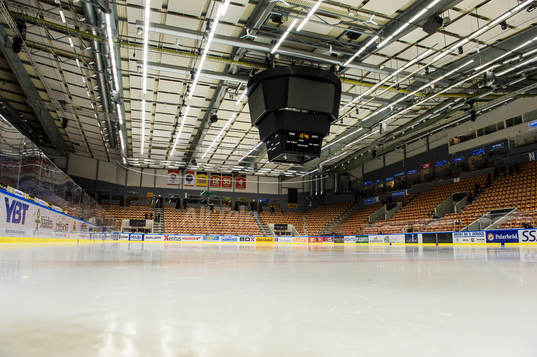 Ett tomt Coop Norrbotten arena