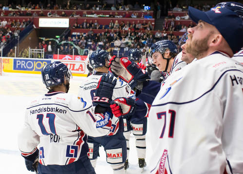 Linköpings firar mål 1-1