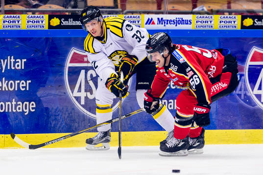 Brynäs Nick Johnson och Luleås Jonathan Sigalet