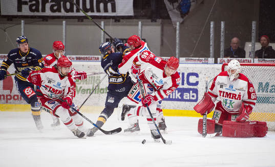 under ishockeymatchen i Hockeyallsvenskan mellan Sundsvall