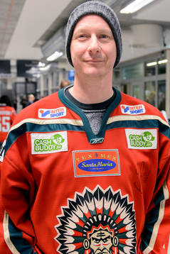 En Frölunda supporter