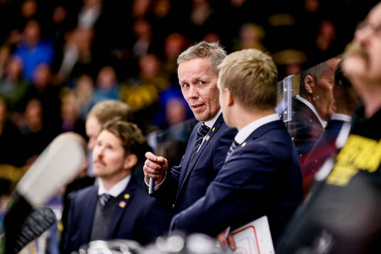 Skellefteås tränare Hans Wallson och assisterande