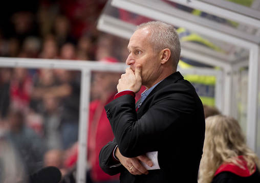 Timrås tränare Roger Forsberg deppar