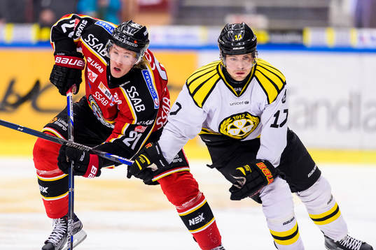 Luleås Emil Sylvegård och Brynäs Pathrik Westerholm