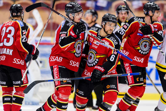 Luleåspelarna jublar