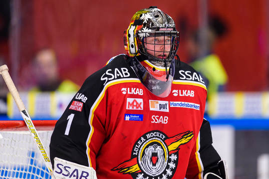 Luleås målvakt Daniel Larsson