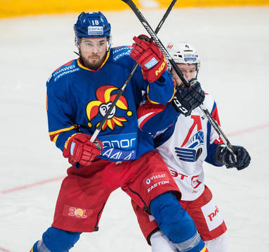Jesse Joensuu. Jokerit - Lokomotiv Jaroslav. KHL. Helsinki.