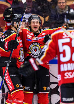 Luleås Johan Forsberg jublar