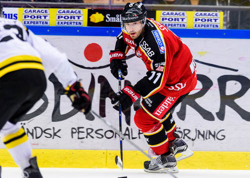 Luleås Jacob Micflikier med pucken