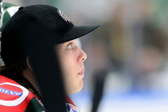 Frölundas målvakt Johan Gustafsson