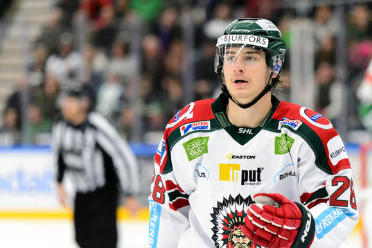 Frölundas Johan Sundström jublar