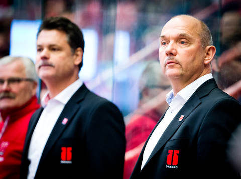 Örebros assisterande tränare Lars Ivarsson och tränare