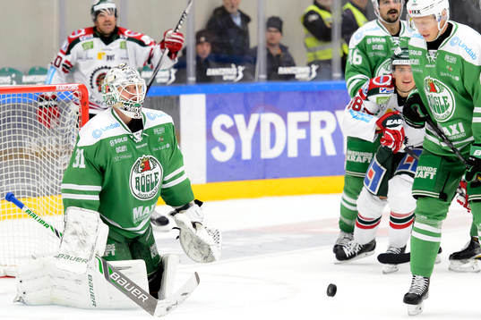 Rögles målvakt Lars Volden deppar