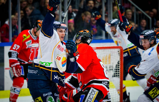 Djurgårdens Markus Ljungh gör 3-4 och jublar