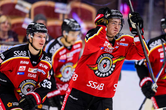 Luleås Johan Forsberg jublar