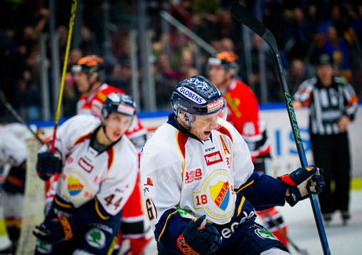 Djurgårdens Markus Ljungh gör 3-4 och jublar
