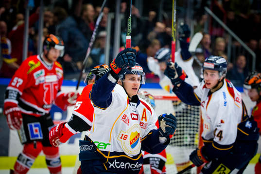 Djurgårdens Markus Ljungh gör 3-4 och jublar