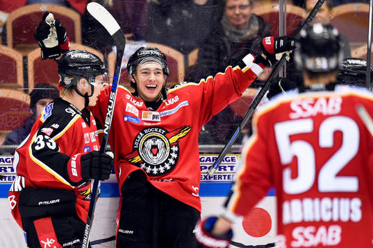Luleås Johan Forsberg jublar