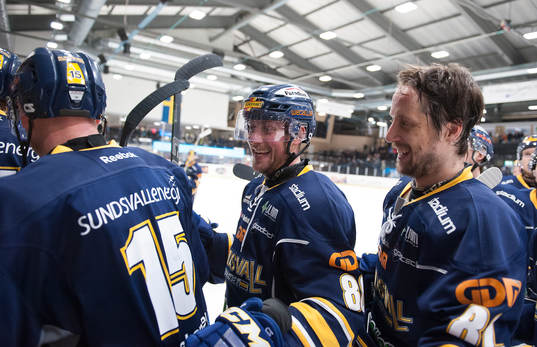 Sundsvalls Mats Hansson och Christian Söderström jublar