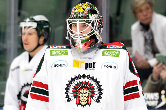 Frölundas målvakt Johan Gustafsson