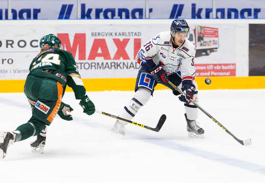 Färjestads Rasmus Asplund och Linköpings Niklas Fogström