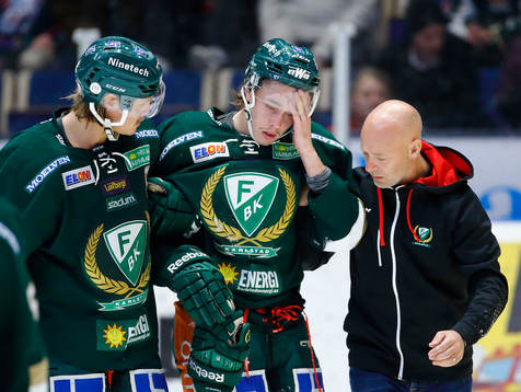 under ishockeymatchen i SHL mellan Färjestad och Linköping