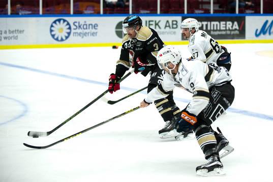 Malmö Redhawks Kent McDonell och Växjös Josh Hennessy