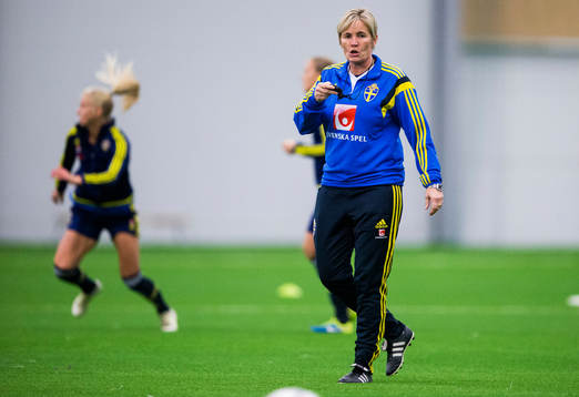 Sveriges assisterande förbundskapten Lilie Persson