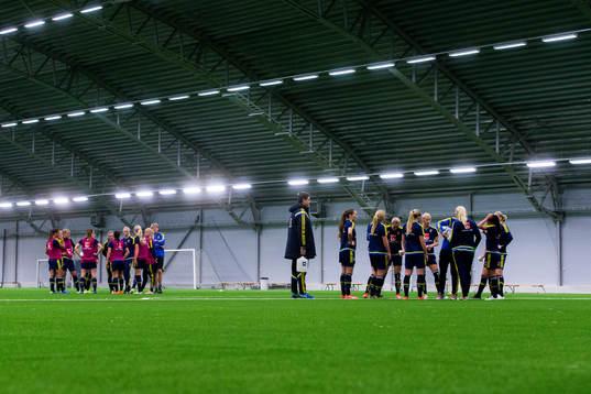 Spelarna förbererer sig
