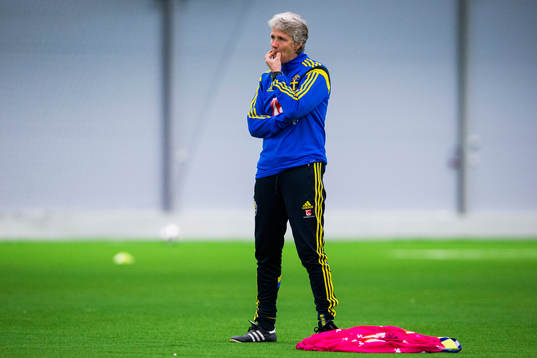 Sveriges förbundskapten Pia Sundhage