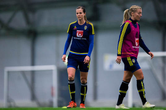 Sveriges Lotta Schelin och Linda Sembrant