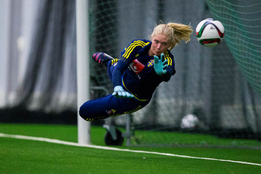 Sveriges målvakt Malin Reuterwall