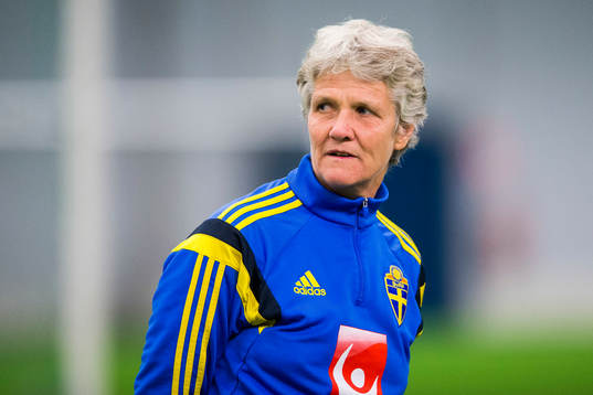 Sveriges förbundskapten Pia Sundhage