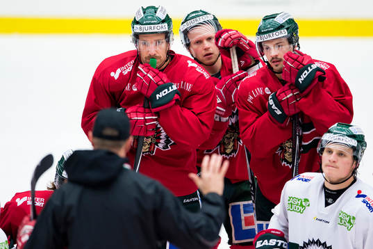 Frölundas Joel Lundqvist, Ryan Lasch, Patrik Carlsson