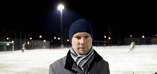 IFK Hässleholms nye tränare Daniel Nilsson i Hässleholm