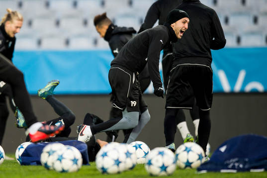 Malmö FFs Magnus Wolff Eikrem jublar