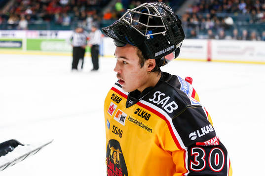 Luleås målvakt Samuel Ward