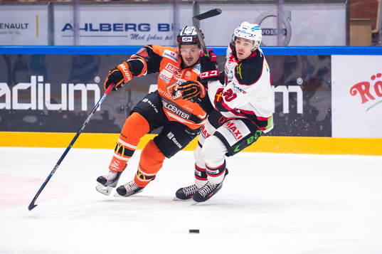 Karlskronas Vjatjeslav Trukhno  och Malmö Redhawks Henrik