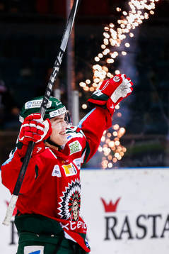Frölundas Andreas Johnson jublar